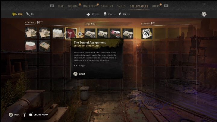 W misji Czas na Waltza - Dying Light 2: Pamiątki (Pustkowia) - lista wszystkich - Dying Light 2 - poradnik do gry