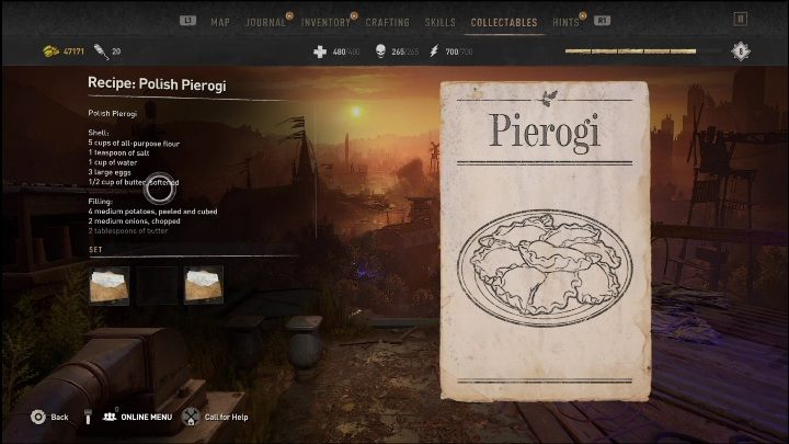 Przepis na pierogi znajdziecie w stołówce na statku - Dying Light 2: Pamiątki (The Wharf) - lista wszystkich - Dying Light 2 - poradnik do gry