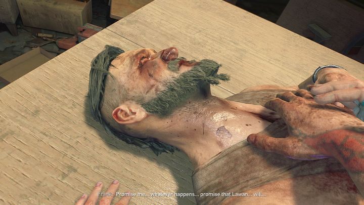 Nie udzielenie pomocy Frankowi w misji Przełom jest równoznaczne z tym, że mężczyzna umrze - Dying Light 2: Przełom - pomóc Frankowi czy ścigać pojazd? - Dying Light 2 - poradnik do gry