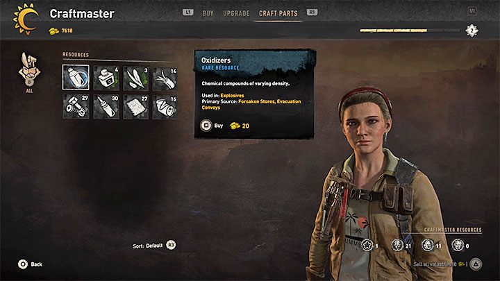 Jeśli macie problemy ze zlokalizowaniem jakiegoś składnika, to możecie też zakupić go od handlarza lub rzemieślnika - Dying Light 2: Crafting - Dying Light 2 - poradnik do gry