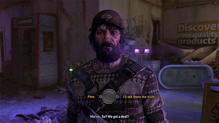 Oprócz dużych wyborów w niektórych zadaniach pojawiają się też decyzje o mniejszym znaczeniu - Dying Light 2: Wybory - czy są w grze? - Dying Light 2 - poradnik do gry