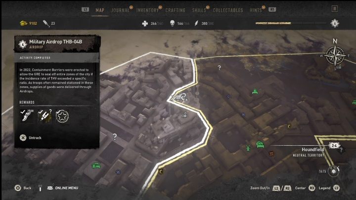 Ważne miejsca w okolicy: Szpital Saint Joseph - Dying Light 2: Inhibitory (Houndfield) - lista wszystkich - Dying Light 2 - poradnik do gry