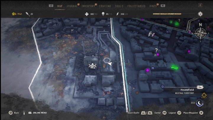 Ważne miejsca w okolicy: Stacja elektryczna - Houndfield - Dying Light 2: Inhibitory (Houndfield) - lista wszystkich - Dying Light 2 - poradnik do gry