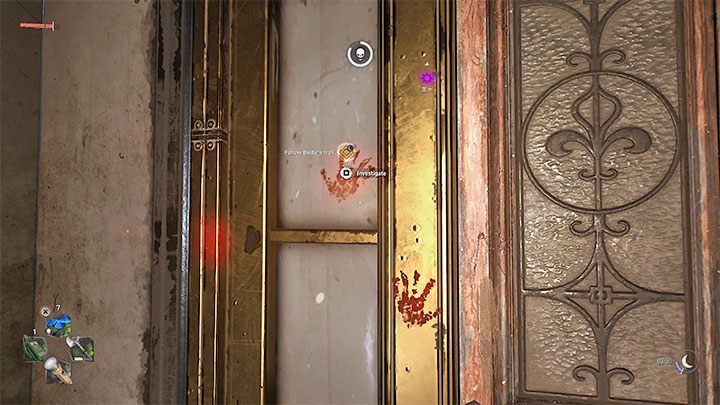 Zacznijcie używać zmysłu przetrwania, dzięki czemu na ziemi będą pojawiały się czerwone ślady stóp - Dying Light 2: Niesforny brat - solucja, opis przejścia - Dying Light 2 - poradnik do gry