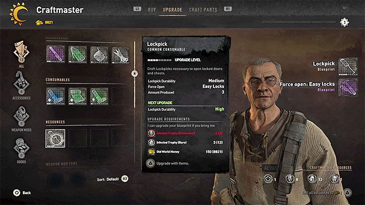 W dalszej części gry możecie i powinniście zainteresować się tematem ulepszania schematu wytrychów - Dying Light 2: Wytrychy - jak zdobywać i używać? - Dying Light 2 - poradnik do gry