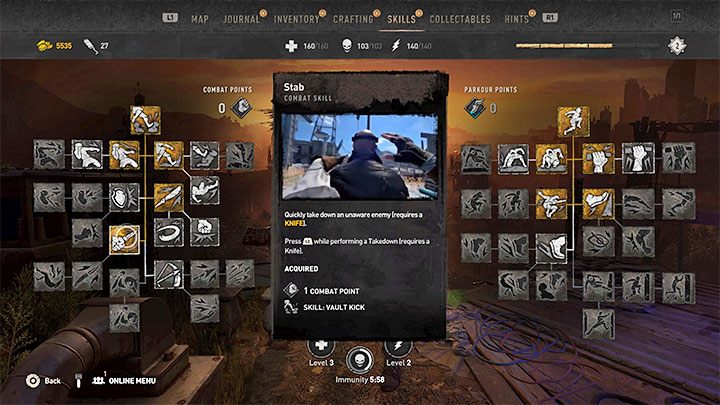 Dźgnięcie to jedna z umiejętności z drzewka Walka - Dying Light 2: Dźgnięcie - jak odblokować i używać? - Dying Light 2 - poradnik do gry