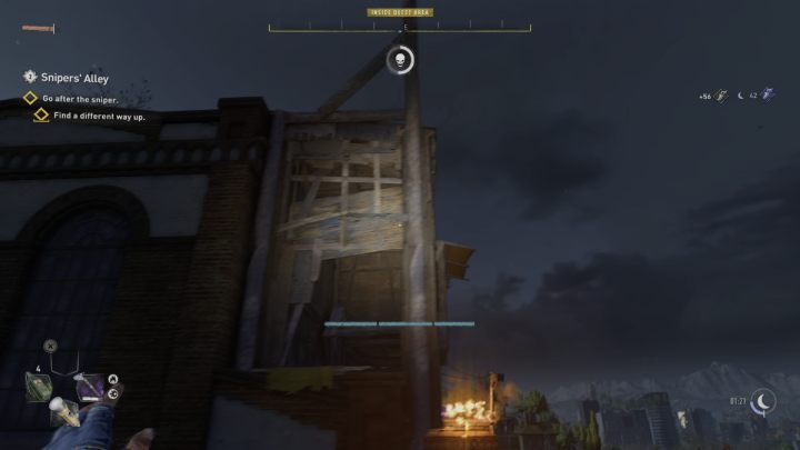 Rozhuśtajcie się i wskoczcie przez dziurę do budynku - Dying Light 2: Aleja snajperów - solucja, opis przejścia - Dying Light 2 - poradnik do gry