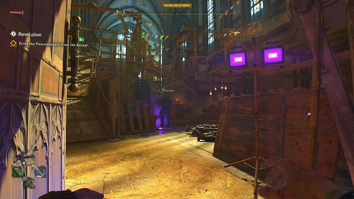 Musicie rozprawić się ze wszystkimi intruzami w budynku - większość z nich stoi w taki sposób, że można ich bez problemu eliminować po cichu - Dying Light 2: Rewolucja - spełnić życzenie Alberto, czy iść do centrum? - Dying Light 2 - poradnik do gry