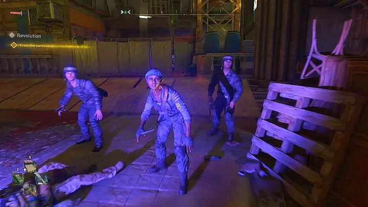 Po uwolnieniu Ocaleńców na obszarze Bazaru pojawi się Anderson z obstawą - Dying Light 2: Rewolucja - spełnić życzenie Alberto, czy iść do centrum? - Dying Light 2 - poradnik do gry