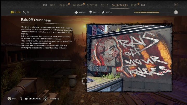 To graffiti znajdziecie idąc na południe od metra - Dying Light 2: Graffiti (Downtown) - lista wszystkich - Dying Light 2 - poradnik do gry