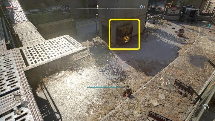 Trzeci generator również znajduje się na placu, obok windy, w miejscu widocznym na powyższym obrazku - Dying Light 2: W mrok - pomóc Anderson czy nie? - Dying Light 2 - poradnik do gry