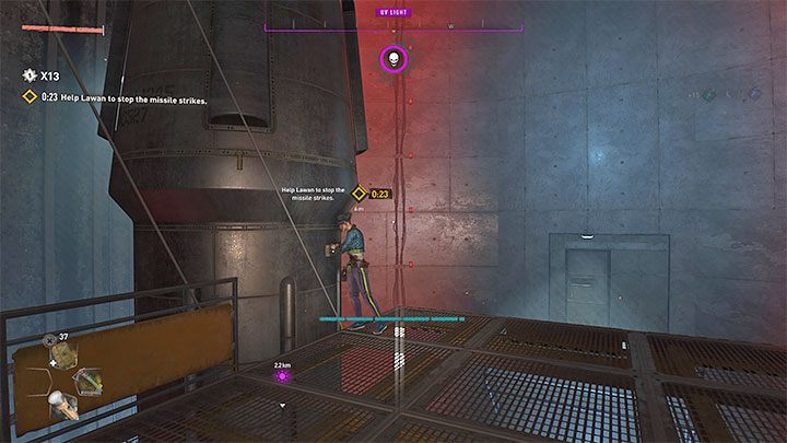 Wystarczy już tylko podbiec do Lawan żeby odpalić pierwszą spośród wielu cut-scenek kończących grę - Dying Light 2: X13 - zakończenie 1 czy zakończenie 2? - Dying Light 2 - poradnik do gry