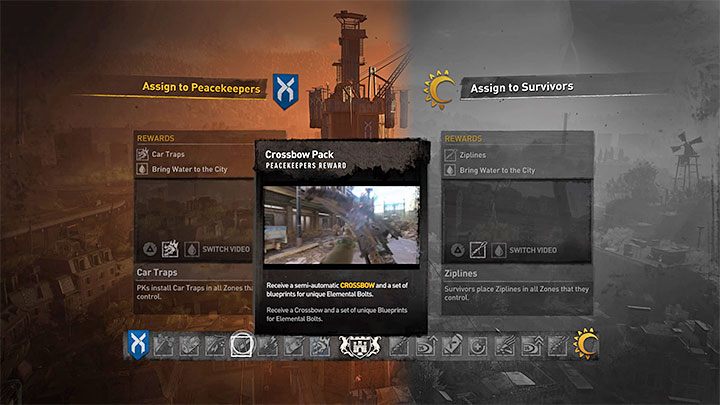 Każda z frakcji może nagradzać Aidena za przekazywanie im obiektów - Dying Light 2: Frakcje i przynależność miasta - Dying Light 2 - poradnik do gry