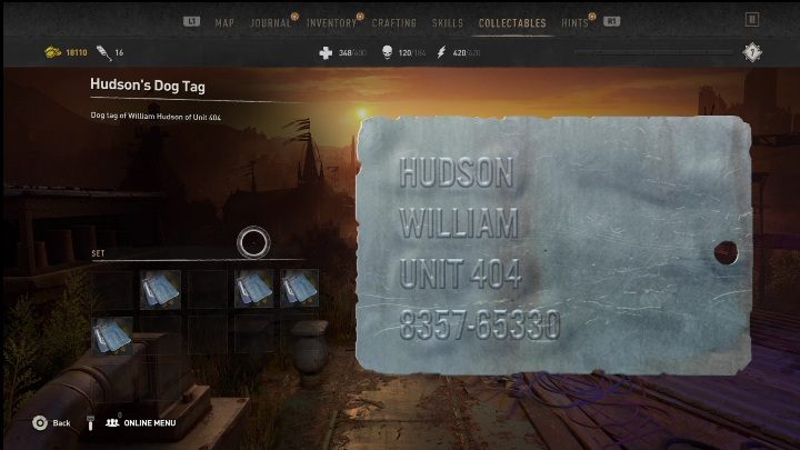 W trakcie wykonywania zadania głównego Audycja (Broadcast) będziecie zmuszeniu przeszukać ciała waszych poległych w boju towarzyszy - Dying Light 2: Pamiątki (Garrison) - lista wszystkich - Dying Light 2 - poradnik do gry