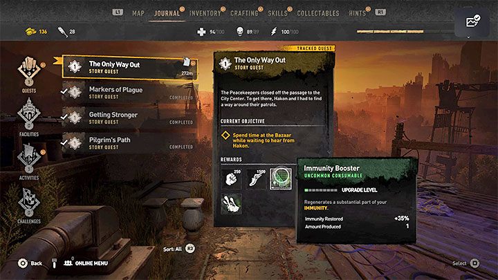 Gra pozwala również na odnawianie odporności poprzez przedmioty jednorazowe - Dying Light 2: Odporność - jak działa? - Dying Light 2 - poradnik do gry