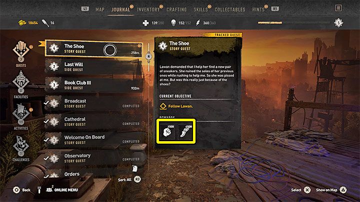 Doskonałą metodą na jednorazowe wypłaty dużych ilości XP są questy, a w szczególności główne misje - Dying Light 2: Doświadczenie - jak szybko zdobywać? - Dying Light 2 - poradnik do gry