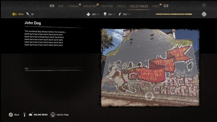 To graffiti zajmuje całą boczną ścianę pomiędzy blokami - Dying Light 2: Graffiti (Lower Dam Ayre) - lista wszystkich - Dying Light 2 - poradnik do gry