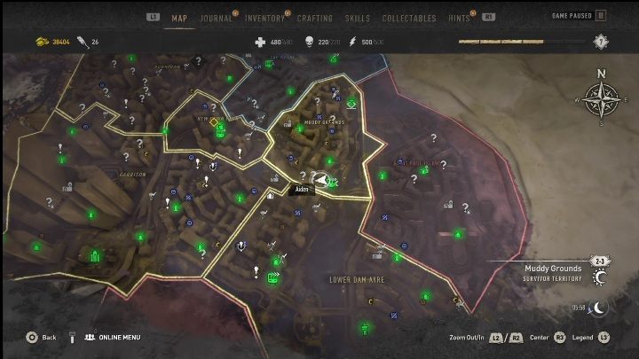 1 - Dying Light 2: Inhibitory (Muddy Grounds) - lista wszystkich - Dying Light 2 - poradnik do gry