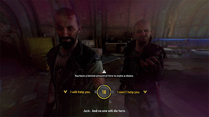 W celu wybrania wariantu 1 musicie wybrać - Dying Light 2: Wieża ciśnień - solucja, opis przejścia - Dying Light 2 - poradnik do gry