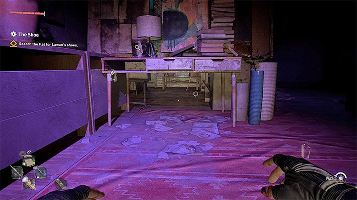 Docelowo dotrzyjcie schodami na górny poziom apartamentu - Dying Light 2: But - solucja, opis przejścia - Dying Light 2 - poradnik do gry