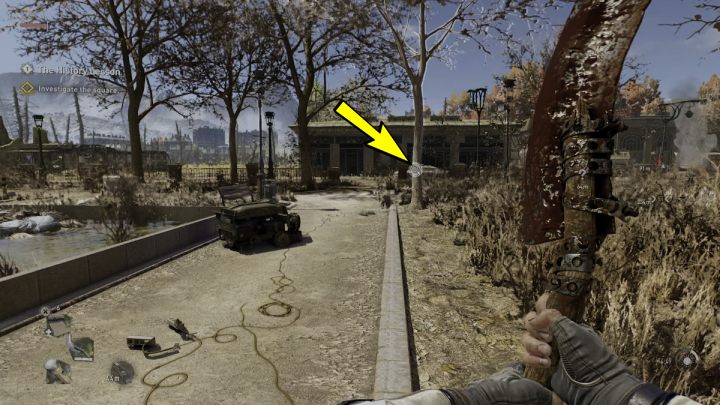 Zbadajcie wszystkie tabliczek przed monumentem oraz drzewo stojące we wschodniej części placu - Dying Light 2: Lekcja historii - solucja, opis przejścia - Dying Light 2 - poradnik do gry