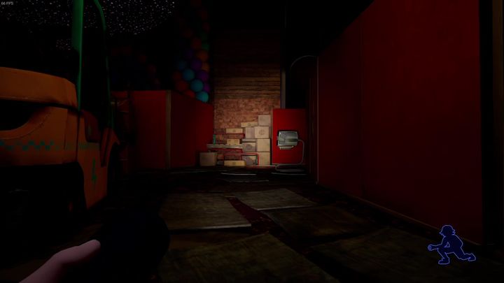 Poczekajcie, aż animatronik patrolujący okolice zawróci przy wspomnianych pudłach - FNAF SB: Lost and Found - solucja, opis przejścia - FNAF Security Breach - poradnik do gry
