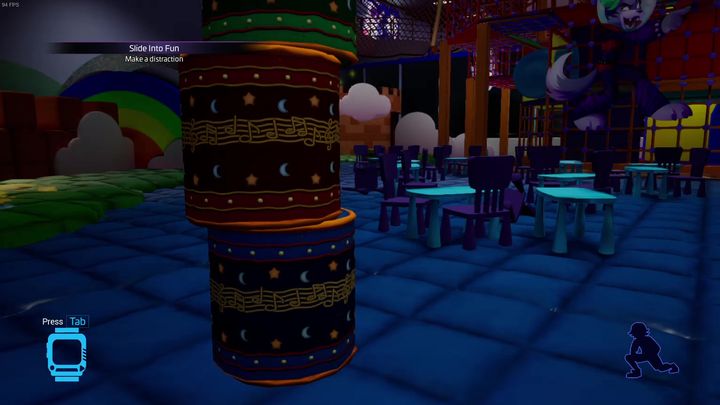 Sporą część przestrzeni stanowi tutaj korytarz oraz różnego rodzaju szatnie i łazienki - FNAF SB: Lokacje - lista wszystkich - FNAF Security Breach - poradnik do gry