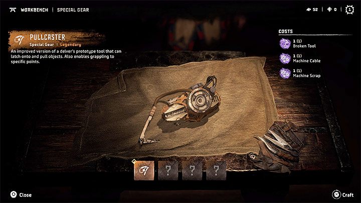 Na terenie obozu znajduje się warsztat (Workbench) - podejdźcie do stołu i wejdźcie w interakcję z nim - Horizon Forbidden West: Sięgnąć gwiazd (Reach for the Stars) - solucja, opis przejścia - Horizon Forbidden West - poradnik do gry