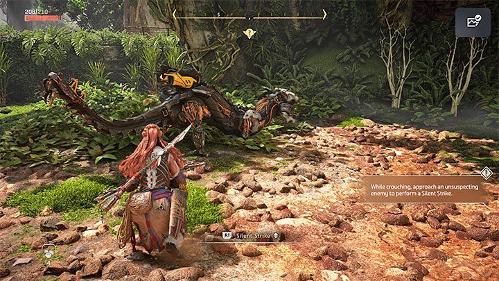 Nowy cel misji możecie potraktować jako samouczek ze skradania się i wyprowadzania ataków z zaskoczenia - Horizon Forbidden West: Sięgnąć gwiazd (Reach for the Stars) - solucja, opis przejścia - Horizon Forbidden West - poradnik do gry