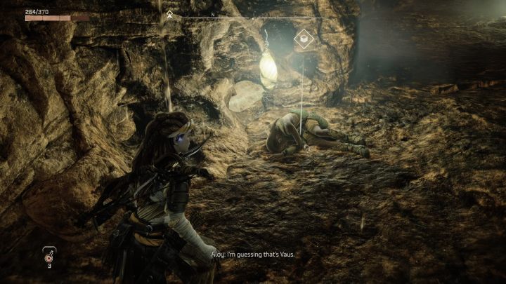 Gdy wyjdziecie na powierzchnię zbadajcie ciało mężczyzny i zabierzcie jego nasiona - Horizon Forbidden West: Korzenie, które łączą (The Roots That Bind) - solucja, opis przejścia - Horizon Forbidden West - poradnik do gry