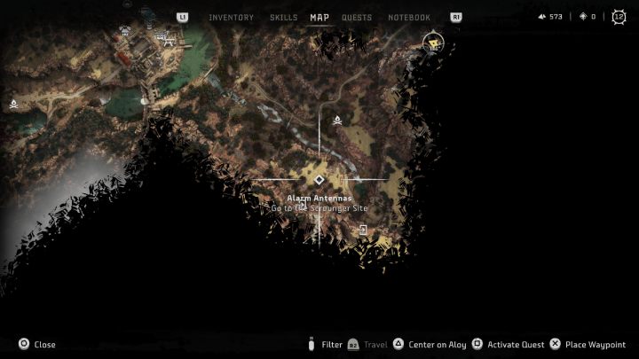 Udajcie się w wyznaczone miejsce siedliska maszyn - Horizon Forbidden West: Handlarz złomem Samotne Światło - lista wszystkich kontraktów - Horizon Forbidden West - poradnik do gry