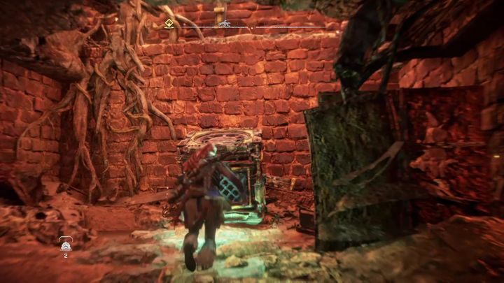 Na koniec przeskoczcie na sąsiedni balkon - leży tam poszukiwany klucz - Horizon Forbidden West: Zaczynamy! - jak zdobyć? - Horizon Forbidden West - poradnik do gry