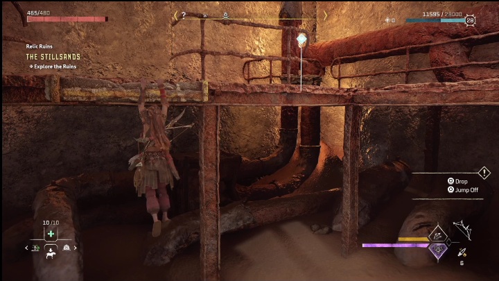 Skrzynię popchnijcie do miejsca, które blokowała ściana z kryształami - Horizon Forbidden West: Ambicje to klucz - jak zdobyć? - Horizon Forbidden West - poradnik do gry