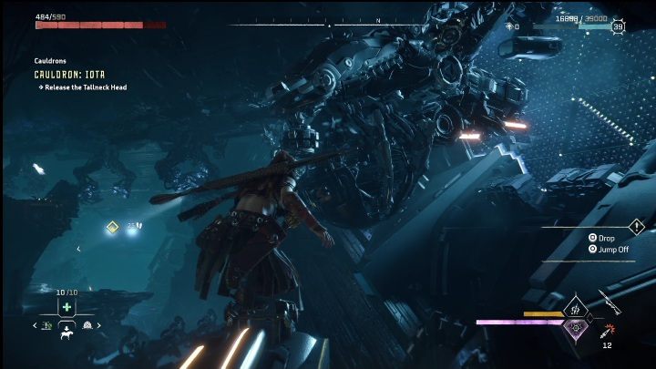 Waszym kolejnym zadaniem jest dostanie się jeszcze wyżej - Horizon Forbidden West: Kocioł IOTA (Solanka) - lokalizacja, opis przejścia - Horizon Forbidden West - poradnik do gry