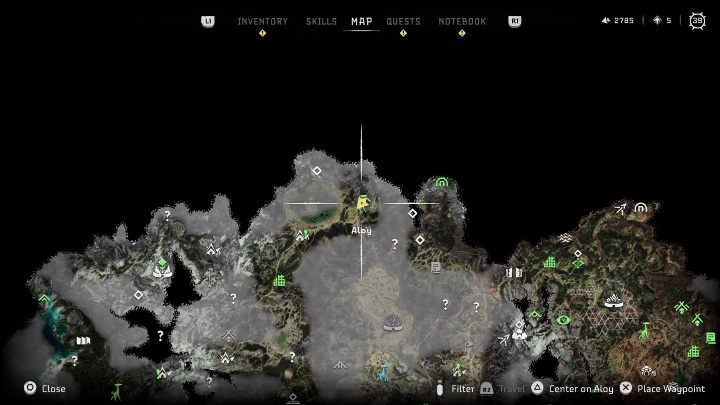 Ukaże ona przed Wami sporą część lokacji - Horizon Forbidden West: Kocioł IOTA (Solanka) - lokalizacja, opis przejścia - Horizon Forbidden West - poradnik do gry
