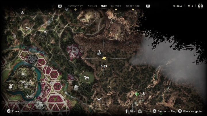 Tę skrzynię znajdziecie na północnej części regionu Cynobrzany - Horizon Forbidden West: Czarne skrzynki- lista lokalizacji - Horizon Forbidden West - poradnik do gry