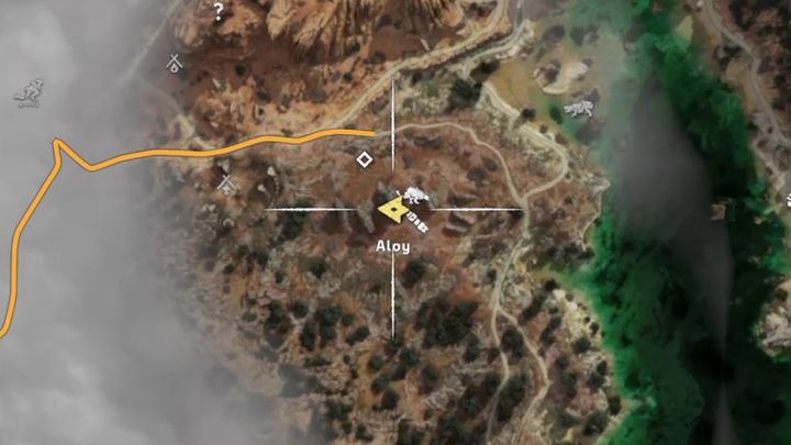 Moduł 024 znajduje się w lokalizacji wskazanej na powyższej mapie - Horizon Forbidden West: Drony badawcze - lista wszystkich - Horizon Forbidden West - poradnik do gry
