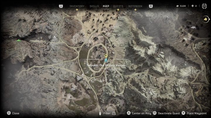 Tego Żyrafa możecie zauważyć już w pierwszych godzinach rozgrywki - Horizon Forbidden West: Żyraf (Lśniące pustkowia) - lokalizacja - Horizon Forbidden West - poradnik do gry