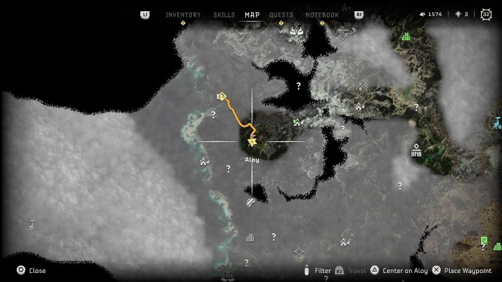 Na szczycie zakończycie aktywności - Horizon Forbidden West: Żyraf (Ostoja strażników) - lokalizacja - Horizon Forbidden West - poradnik do gry