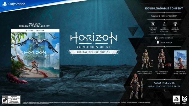 Ta edycja dostępna jest jedynie cyfrowo - Horizon Forbidden West: Edycje gry - Horizon Forbidden West - poradnik do gry