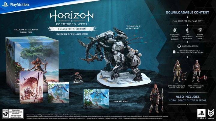 Ta edycja dostępna jest jedynie w wydaniu fizycznym - Horizon Forbidden West: Edycje gry - Horizon Forbidden West - poradnik do gry