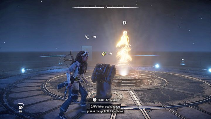 W sali z GAJĄ możecie przede wszystkim odbywać z nią główne i opcjonalne rozmowy - Horizon Forbidden West: Baza (The Base) - odblokowanie i główne pomieszczenia - Horizon Forbidden West - poradnik do gry