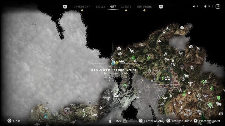 4 - Horizon Forbidden West: Obozy i posterunki buntowników (Cynobrzany) - lokalizacje - Horizon Forbidden West - poradnik do gry