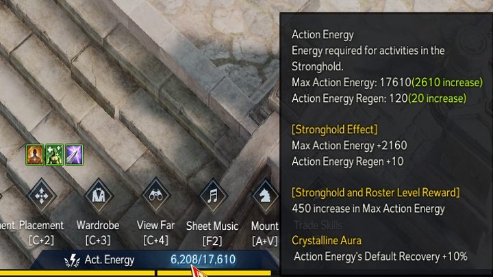 Każde działanie w Twierdzy zabiera pewną ilość energii (Action Energy) - Lost Ark: Codzienne aktywności - lista wszystkich - Lost Ark - poradnik do gry