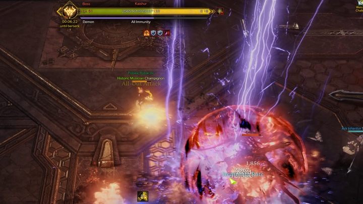Bardzo groźną jednak techniką jest moment, gdy wokół bossa pojawia się czerwona aura - Lost Ark: Forge of Fallen Pride - jak ukończyć? - Lost Ark - poradnik do gry