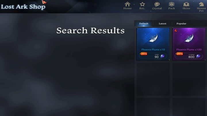Możecie także zakupić Phoenix Plume w sklepie gry za prawdziwe pieniądze. - Lost Ark: Phoenix Plume - jak zdobyć? - Lost Ark - poradnik do gry