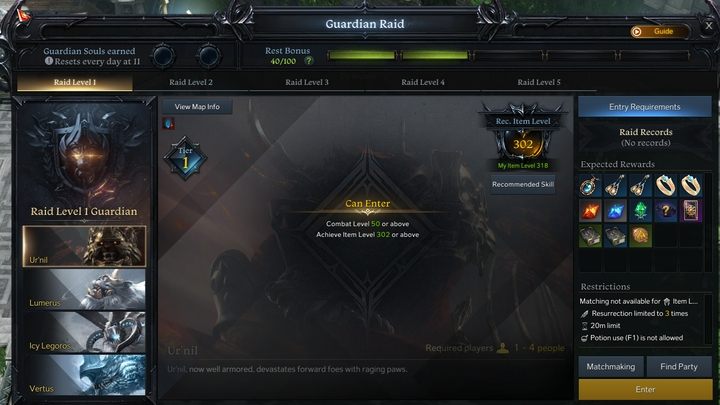 Każdy boss posiada pewne słabości - użycie umiejętności / przedmiotów o wskazanym żywiole, zwiększa obrażenia o 10% - Lost Ark: Guardian Raid - Lost Ark - poradnik do gry