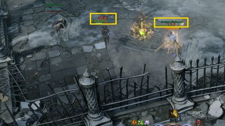 Znaczniki klątwy widoczne są nad paskiem many oraz nad głowami bohaterów - Lost Ark: Necromancers Origin - boss, jak pokonać? - Lost Ark - poradnik do gry