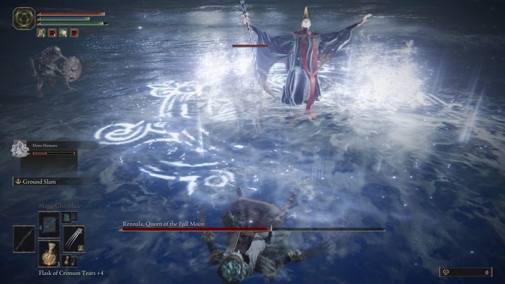 Największy problem zaczyna się w momencie, gdy Rennala zacznie posiadać około 55% zdrowia - Elden Ring: Rennala, Królowa Pełni Księżyca (Rennala, Queen of the Full Moon) - boss, jak pokonać? - Elden Ring - poradnik do gry