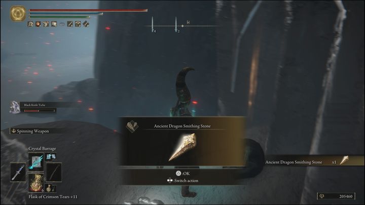 Przed rozpoczęciem pojedynku warto posiadać minimum 3-4 butelki modrych łez, aby móc mieć całkiem sporo możliwości odnowienia many - Elden Ring: Nocna kawaleria (Nights Cavalry) - boss, jak pokonać? - Elden Ring - poradnik do gry
